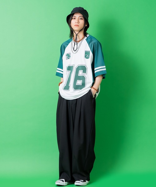 割引価格 tシャツ ankoROCK a.p.o.v. コンビメッシュ select- -ankoROCK's トップス