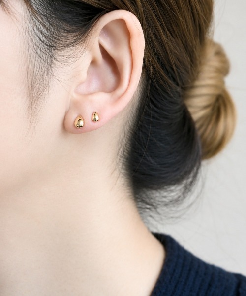 美品・sowi・K10ピアス2点 sowi ピアス K10 SHIZUKU ピアス S レディース : ZOZOTOWN Yahoo!店
