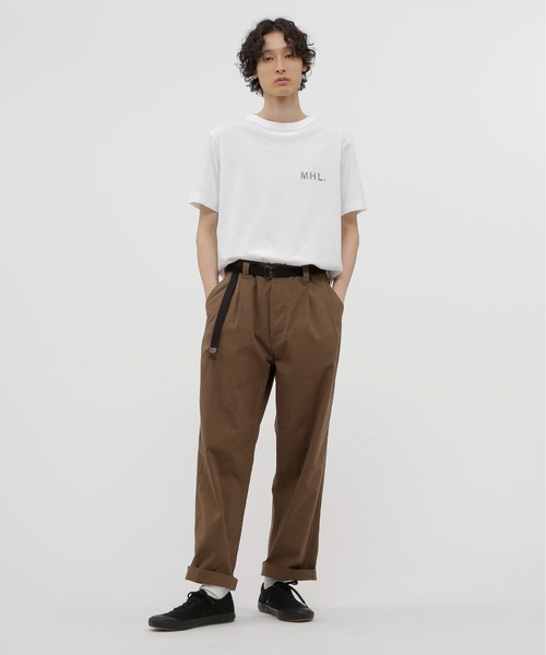 トップス 23AW MHL. FADED COTTON SHIRTING M 23AW MHL. FADED COTTON SHIRTING M
