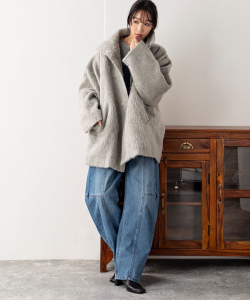 「MILLION CARATS」 コート FREE ブラウン レディース_画像8