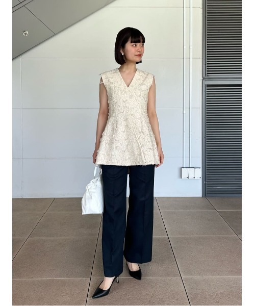ESTNATION（エストネーション） ワイドパンツ スラックス パンツ