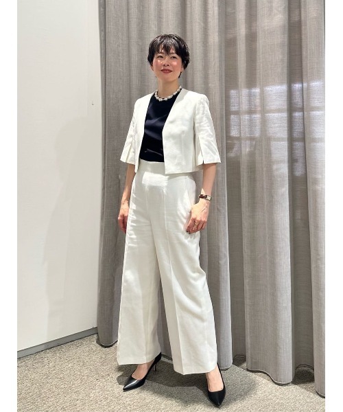 ESTNATION（エストネーション） ワイドパンツ スラックス パンツ