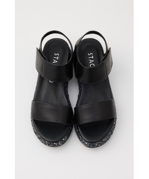 STACCATOサンダル STACCATO サンダル グリッターソールサンダル レディース