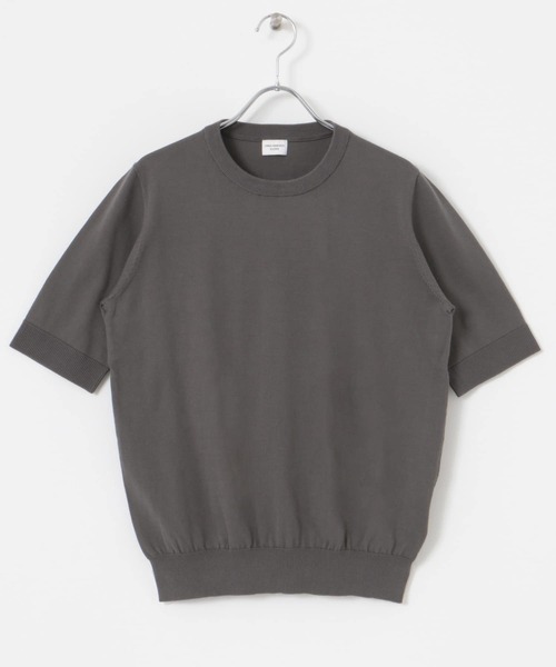 新品タグ付◆ 『UR TECH ひやサラクール』コットンハーフスリーブKNIT セール】『UR TECH ひやサラクール』コットンハーフスリーブKNIT