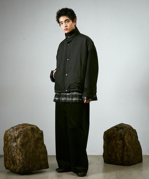 ★入手困難★ドゥルカマラ　よそいきノーカラーブルゾン　黒サイズ1 Dulcamara (ドゥルカマラ) よそいきバックポケットZipブルゾン