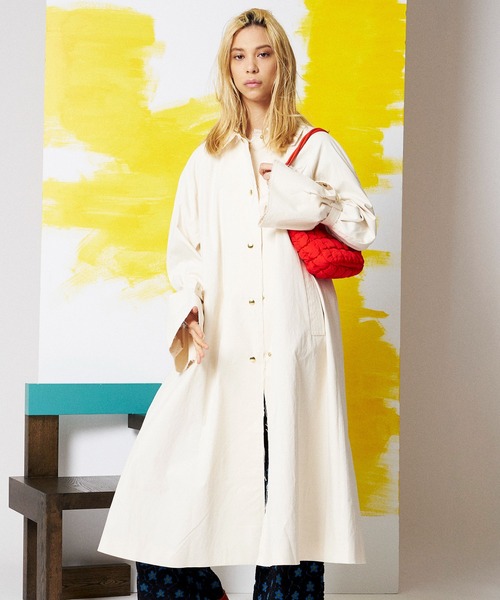 MAISON SPECIALメゾンスペシャル　トレンチコート 01 ベージュ MAISON SPECIAL(メゾンスペシャル)｜Washer Pleats Trench Coat