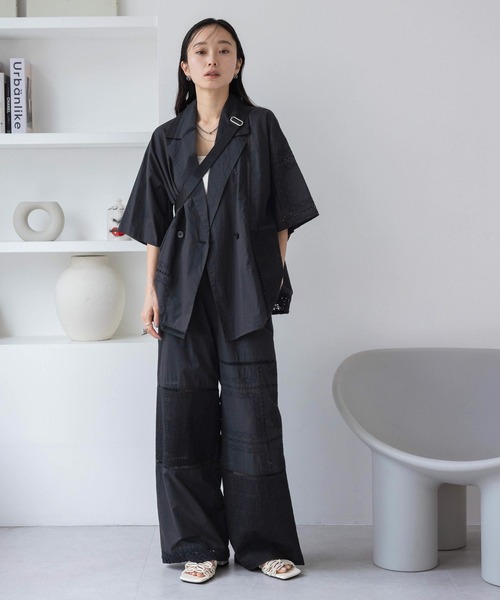 F425 美品 2 S ジェシーカム パッチワークぺインターパンツ レディース F425 美品 2 S ジェシーカム パッチワークぺインターパンツ