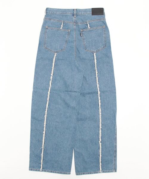 [Jieda] обработка Denim брюки 2 голубой женский 