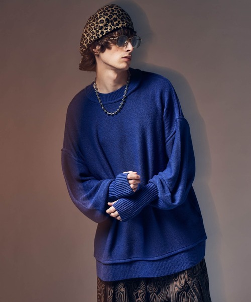 glamb（グラム） 長袖ニット M ブラック メンズ : ZOZOTOWN Yahoo!店