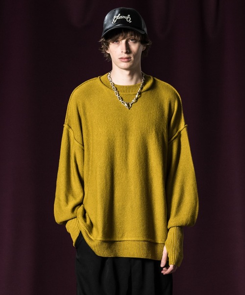 glamb（グラム） 長袖ニット M ブラック メンズ : ZOZOTOWN Yahoo!店