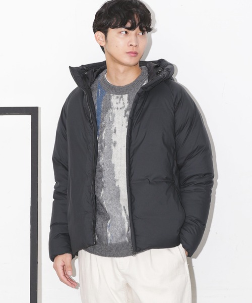 「NANO universe」 ダウンジャケット X-LARGE ダークネイビー メンズ_画像6