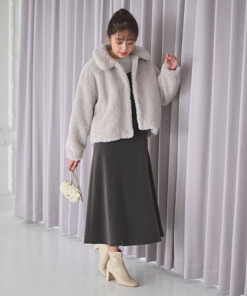 「Feroux」 ジャケット F グレー レディース_画像3