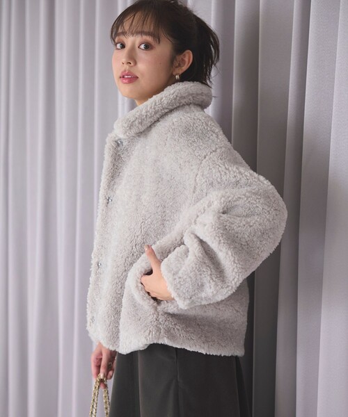 「Feroux」 ジャケット F グレー レディース_画像4