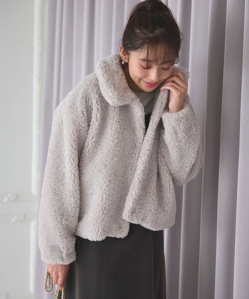 「Feroux」 ジャケット F グレー レディース_画像5