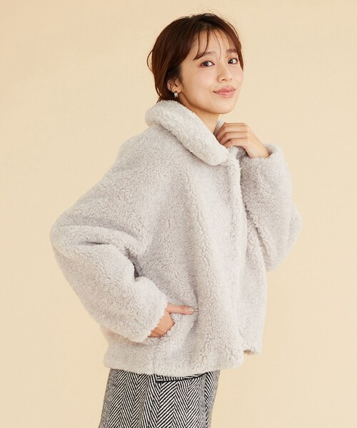 「Feroux」 ジャケット F グレー レディース_画像9