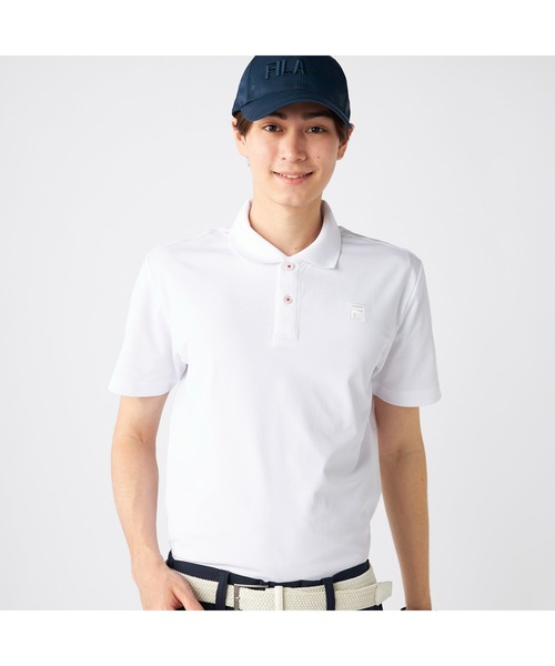 【新品】FILA GOLF メンズゴルフポロシャツMサイズ FILA GOLF フィラゴルフ ゴルフウェア ポロシャツ 半袖 春 夏