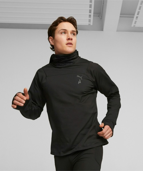 PUMA 「PUMA」 プルオーバーパーカー MEDIUM ブラック メンズ