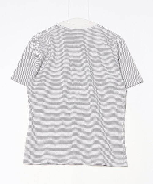Danton 「DANTON」 ボーダー柄半袖Tシャツ - グレー レディース