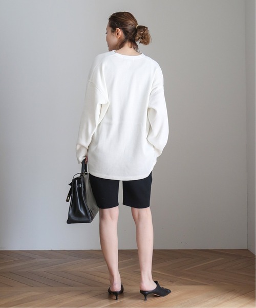 L'Appartement ネイビー長袖トップス　Americana AMERICANA 「AMERICANA」 長袖カットソー FREE ネイビー