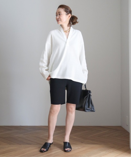 L'Appartement ネイビー長袖トップス　Americana AMERICANA 「AMERICANA」 長袖カットソー FREE ネイビー