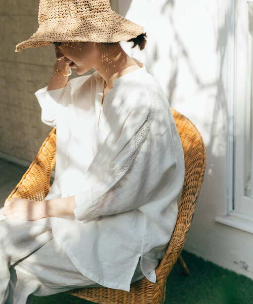 URBAN RESEARCH DOORS 「URBAN DOORS」 7分袖ブラウス MEDIUM