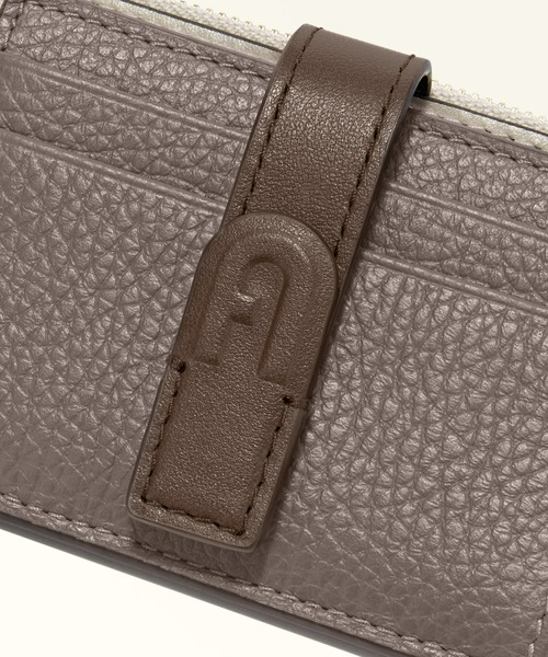 【新品タグ付】FURLA グレー ジュ カードケース 新品タグ付】FURLA グレー ジュ カードケース