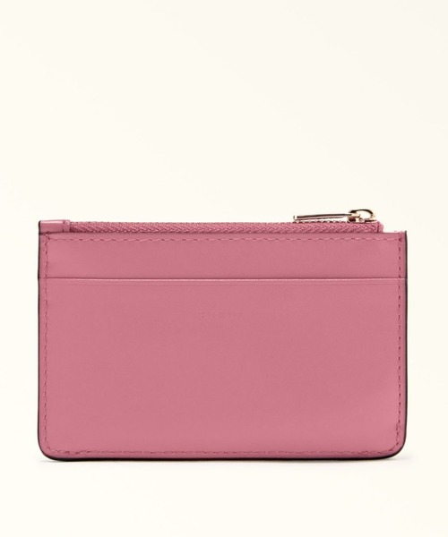 FURLA お財布 カードケース　いちごモチーフ ピンク FURLA 財布 フルラ グラツィア カードケース M レディース