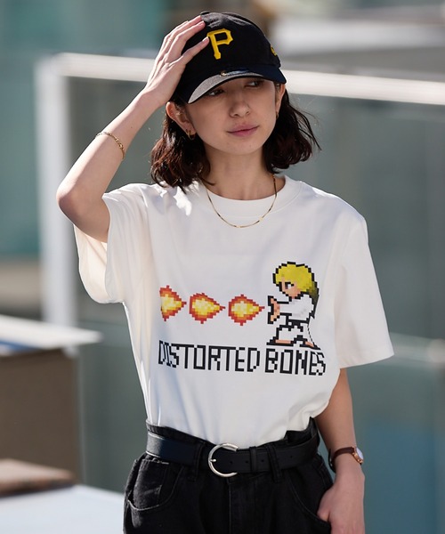 ROOP TOKYO tシャツ ROOP TOKYO×側湾症ネキ ピクセルTシャツ