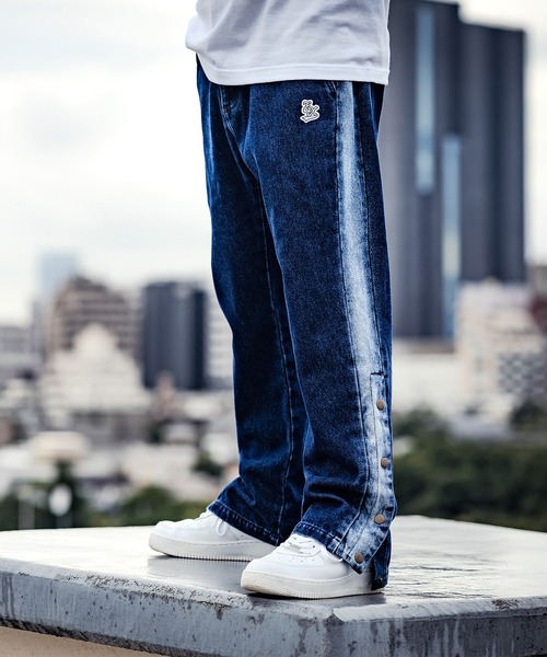 EXAMPLE（エグザンプル） ジーンズ EXAMPLE DENIM SIDE BUTTONS PANTS