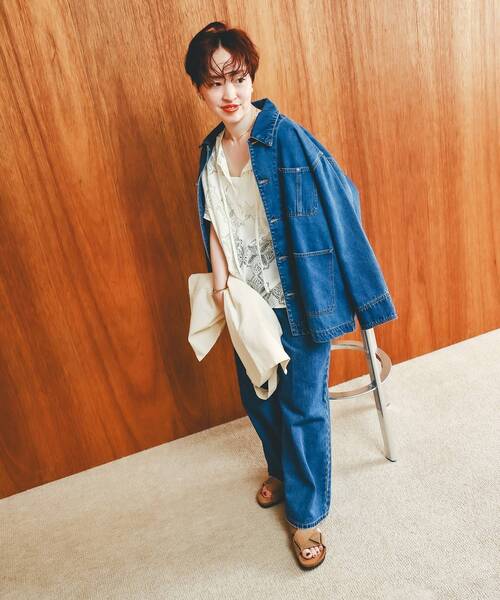 le.coeur blanc（ルクールブラン） コート アウター デニム