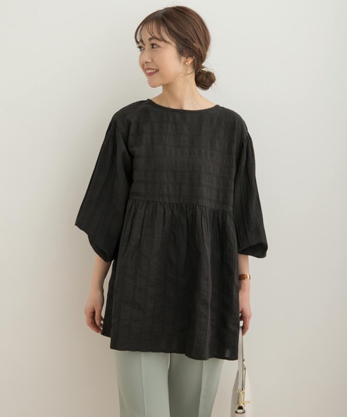 「URBAN RESEARCH DOORS」 長袖チュニック MEDIUM ホワイト レディース