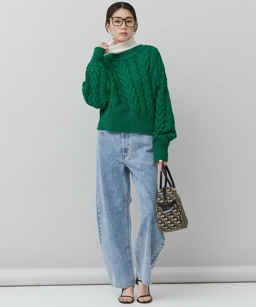 「Curensology」 デニムパンツ 40 ブルー レディース_画像3