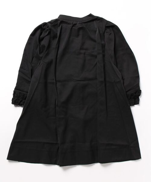 「O.S.K」 7分袖チュニック L ブラック レディース