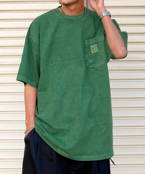 「Java」 半袖Tシャツ MEDIUM グレー メンズ