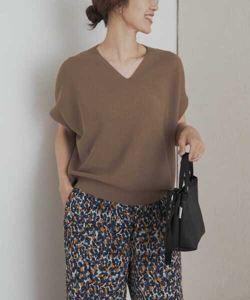 URBAN RESEARCH DOORS ニット セーター Vネックコクーンニット