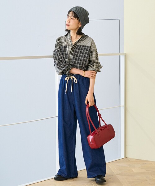 FREAK'S STORE（フリークスストア） ブラウス シャツ チェック パッチ