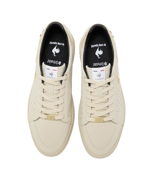 ルコックスポルティフ(lecoqsportif)スニーカー スポーツシューズ LLCS セーヴル PF II ホワイト ゴール… le coq sportif（ルコックスポルティフ） スニーカー LCS セーヴル PF