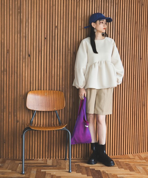 「bohmal」 長袖カットソー MEDIUM ブラック レディース