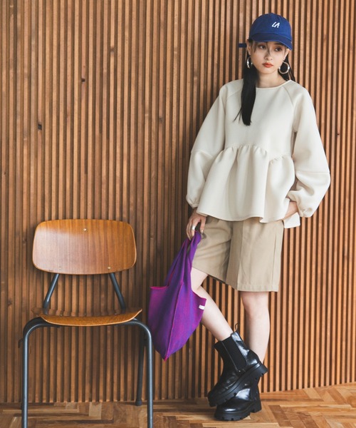 「bohmal」 長袖カットソー MEDIUM ブラック レディース