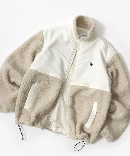 U.S. POLO ASSN.（ユーエスポロアッスン） ブルゾン アウター ボア