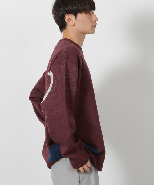 LAKOLE（ラコレ） セーター ニット ハートラインニットプルオーバー