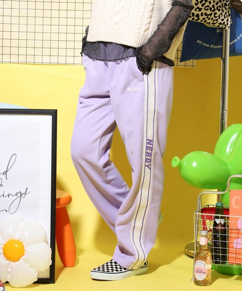 NERDY パンツ パレットトラックパンツ メンズ レディース : ZOZOTOWN