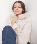 ダッフルコート コート フェイクファー付ショー...の詳細画像5
