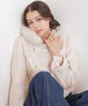ダッフルコート コート フェイクファー付ショー...の詳細画像3