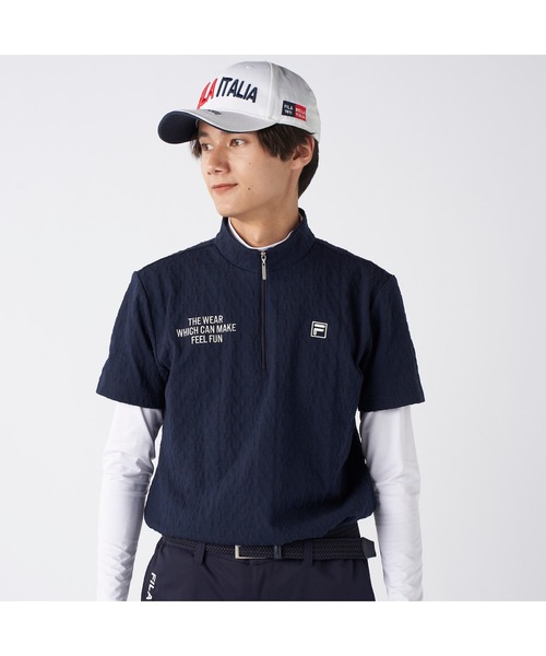 4着セット FILA GOLF フィラゴルフ ハーフジップ 半袖シャツ 3L FILA GOLF 「FILA GOLF/フィラゴルフ」半袖ハーフジップシャツインナー
