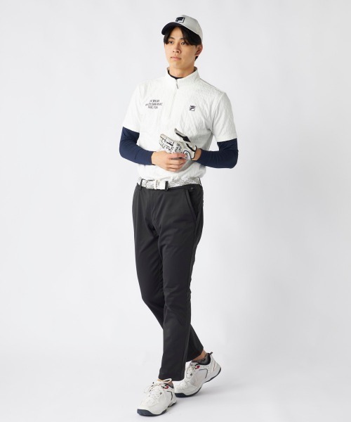 FILA GOLF 「FILA GOLF/フィラゴルフ」半袖ハーフジップシャツインナー
