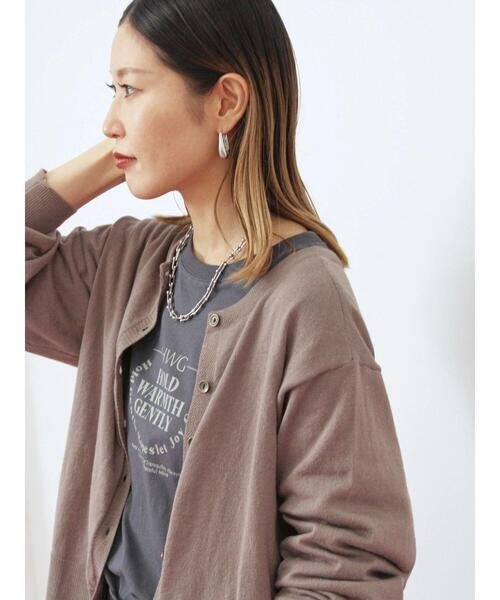 Samansa Mos2 blue（サマンサモスモスブルー） カーディガン マルチ