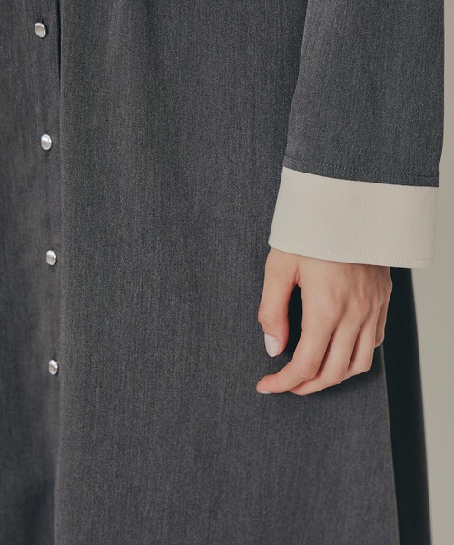 REDYAZEL ワンピース BIGセーラーカラーロングワンピース : ZOZOTOWN