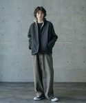 ブルゾン アウター ナイロンアンドフリースリバ...の詳細画像1