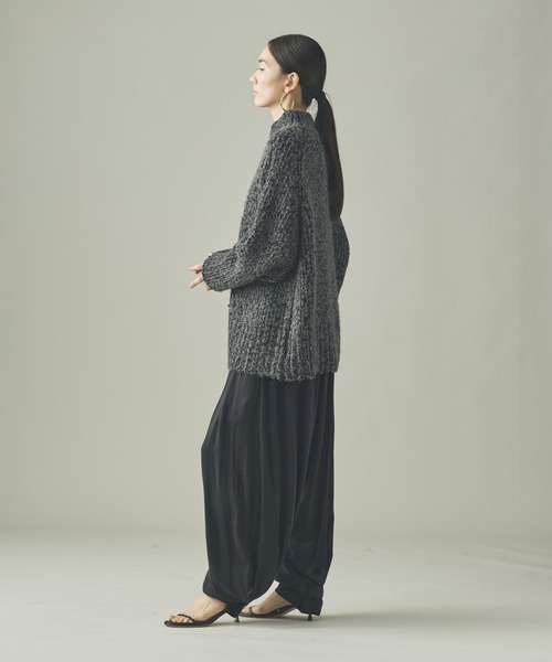 Curensology ブークレニットジップカーディガン美品 カレンソロジー Curensology カーディガン【中古】 Curensology